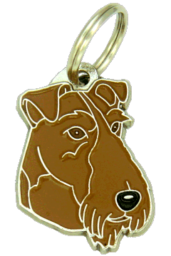 IRLÄNDSK TERRIER - pet ID tag, dog ID tags, pet tags, personalized pet tags MjavHov - engraved pet tags online